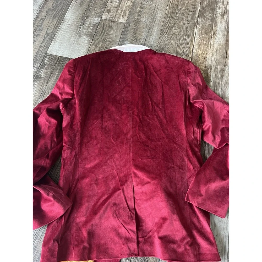 Opposuits Christmas Dinner Jacket Men Velvet Burgundy Size‎ 36 Festive Blazer